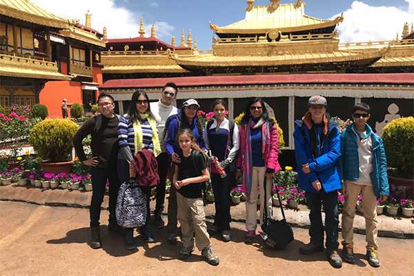 外国人在中国西藏旅游