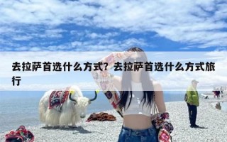 去拉萨首选什么方式？去拉萨首选什么方式旅行