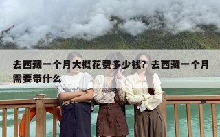 去西藏一个月大概花费多少钱？去西藏一个月需要带什么