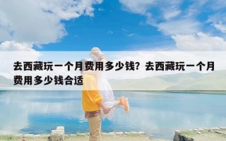 去西藏玩一个月费用多少钱？去西藏玩一个月费用多少钱合适