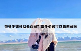 带多少钱可以去西藏？带多少钱可以去西藏玩