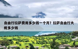 自由行拉萨费用多少钱一个月？拉萨自由行大概多少钱