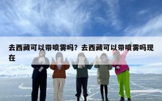 去西藏可以带喷雾吗？去西藏可以带喷雾吗现在