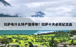 拉萨有什么特产值得带？拉萨十大必买纪念品