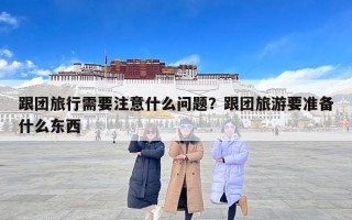 跟团旅行需要注意什么问题？跟团旅游要准备什么东西