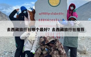 去西藏旅行社哪个最好？去西藏旅行社推荐