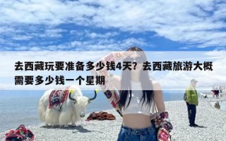 去西藏玩要准备多少钱4天？去西藏旅游大概需要多少钱一个星期