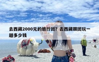 去西藏2000元的旅行团？去西藏跟团玩一趟多少钱