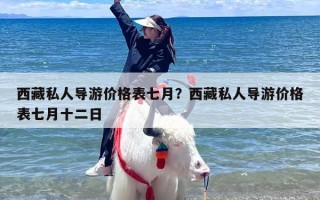 西藏私人导游价格表七月？西藏私人导游价格表七月十二日