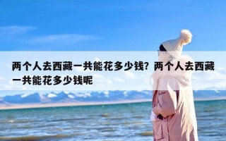 两个人去西藏一共能花多少钱？两个人去西藏一共能花多少钱呢