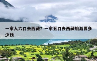 一家人六口去西藏？一家五口去西藏旅游要多少钱
