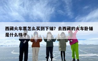 西藏火车票怎么买到下铺？去西藏的火车卧铺是什么样子