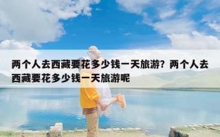 两个人去西藏要花多少钱一天旅游？两个人去西藏要花多少钱一天旅游呢
