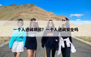 一个人进藏跟团？一个人进藏安全吗