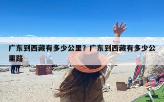 广东到西藏有多少公里？广东到西藏有多少公里路