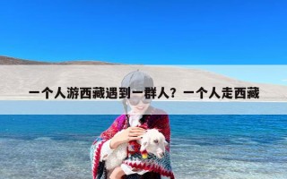 一个人游西藏遇到一群人？一个人走西藏