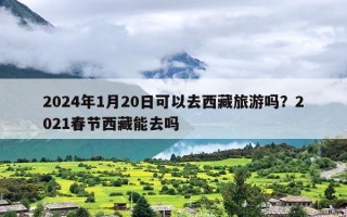 2024年1月20日可以去西藏旅游吗？2021春节西藏能去吗