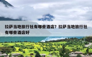 拉萨当地旅行社有哪些酒店？拉萨当地旅行社有哪些酒店好