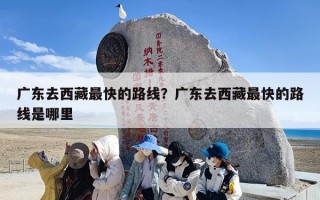 广东去西藏最快的路线？广东去西藏最快的路线是哪里