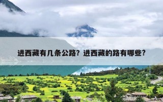 进西藏有几条公路？进西藏的路有哪些?