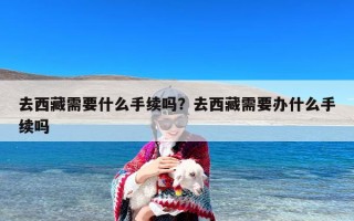 去西藏需要什么手续吗？去西藏需要办什么手续吗