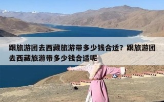 跟旅游团去西藏旅游带多少钱合适？跟旅游团去西藏旅游带多少钱合适呢