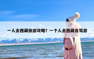 一人去西藏旅游攻略？一个人去西藏自驾游