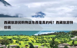 西藏旅游团购物店东西是真的吗？西藏旅游特价团
