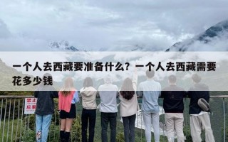 一个人去西藏要准备什么？一个人去西藏需要花多少钱