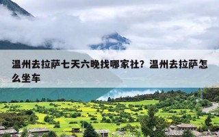 温州去拉萨七天六晚找哪家社？温州去拉萨怎么坐车