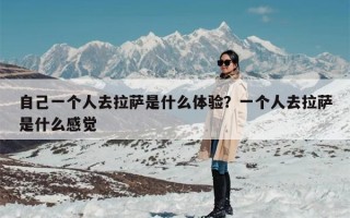 自己一个人去拉萨是什么体验？一个人去拉萨是什么感觉