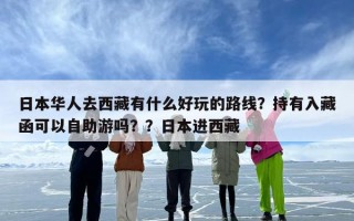 日本华人去西藏有什么好玩的路线？持有入藏函可以自助游吗？？日本进西藏