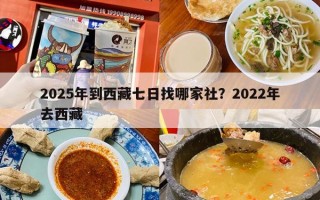 2025年到西藏七日找哪家社？2022年去西藏
