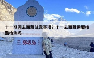 十一期间去西藏注意事项？十一去西藏需要核酸检测吗