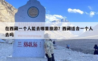 在西藏一个人能去哪里旅游？西藏适合一个人去吗