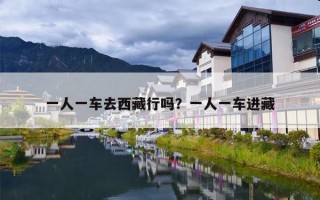 一人一车去西藏行吗？一人一车进藏