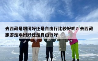 去西藏是跟团好还是自由行比较好呢？去西藏旅游是跟团好还是自由行好