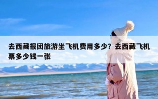 去西藏报团旅游坐飞机费用多少？去西藏飞机票多少钱一张