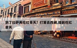 到了拉萨再吃红景天？打算去西藏,提前吃红景天