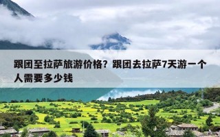 跟团至拉萨旅游价格？跟团去拉萨7天游一个人需要多少钱