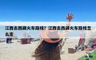 江西去西藏火车路线？江西去西藏火车路线怎么走