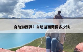 自助游西藏？自助游西藏要多少钱
