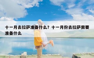 十一月去拉萨准备什么？十一月份去拉萨需要准备什么