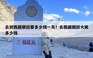 去到西藏跟团要多少钱一天？去西藏跟团大概多少钱