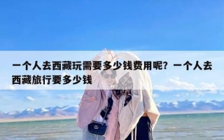 一个人去西藏玩需要多少钱费用呢？一个人去西藏旅行要多少钱