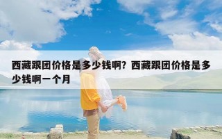 西藏跟团价格是多少钱啊？西藏跟团价格是多少钱啊一个月