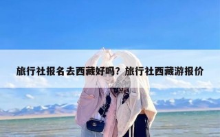 旅行社报名去西藏好吗？旅行社西藏游报价
