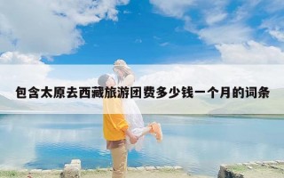 包含太原去西藏旅游团费多少钱一个月的词条