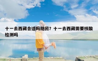十一去西藏合适吗随团？十一去西藏需要核酸检测吗