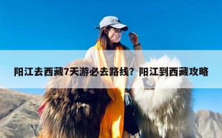 阳江去西藏7天游必去路线？阳江到西藏攻略